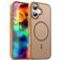 Mobigear Shockproof Coque iPhone 17 MagSafe Coque arrière Rigide - Desert Gold