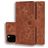 Mobigear Mandala iPhone 11 Étui Portefeuille - Marron
