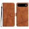 Mobigear Stitch Housse iPhone Air Etui Porte-Monnaie - Marron