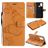 Mobigear Butterfly OPPO A53 Étui Portefeuille - Cognac