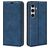 Mobigear Retro Slim Samsung Galaxy S24 FE Étui Portefeuille - Bleu foncé