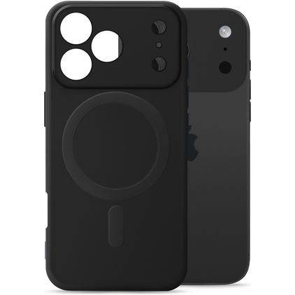My Style Protective Flex Coque iPhone 17 Pro Max MagSafe Coque arrière en TPU Souple - Noir