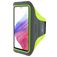 Mobiparts Comfort Fit Brassard Téléphone Samsung Galaxy A53 Brassard Coque de Sport en Neoprène - Neon Green