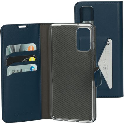Mobiparts Classic Wallet Housse Samsung Galaxy S20 Plus Etui Porte-Monnaie - Bleu