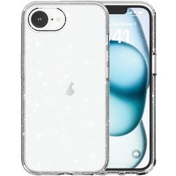 Mobigear Crystal iPhone 16e Plastique rigide Coque arrière - Blanc