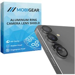 Mobigear Single Samsung Galaxy S25 Verre trempé Protection Objectif Caméra - Compatible Coque - Argent