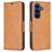 Mobigear Excellent Housse Samsung Galaxy A27 Etui Porte-Monnaie - Cognac
