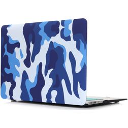 Mobigear Design MacBook Air 13 Pouces (2010-2019) Coque - Sea Camauflage - Model A1369 / A1466