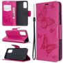 Mobigear Butterfly Housse Samsung Galaxy S20 Etui Porte-Monnaie - Magenta