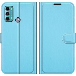 Mobigear Classic Housse Motorola Moto G60 Etui Porte-Monnaie - Bleu