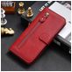 Mobigear Zipper Housse Xiaomi Redmi Note 9 Etui Porte-Monnaie - Rouge