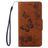 Mobigear Butterfly Housse iPhone SE (2020) Etui Porte-Monnaie - Marron