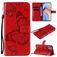 Mobigear Butterfly Housse OPPO Reno 4 Etui Porte-Monnaie - Rouge