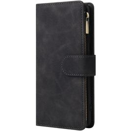 Mobigear Zipper Housse Samsung Galaxy A51 Etui Porte-Monnaie - Noir
