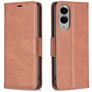 Mobigear Excellent Samsung Galaxy S25 Edge Étui Portefeuille - Marron