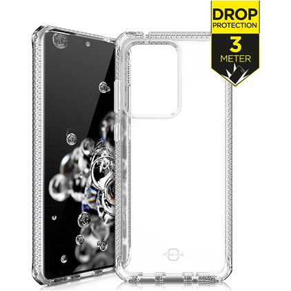 ITSKINS SpectrumClear Transparent Samsung Galaxy S20 Ultra TPU souple Coque arrière Antichoc - Transparent