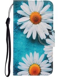 Mobigear Design Housse Xiaomi Redmi 9A Etui Porte-Monnaie - Marguerite