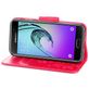 Mobigear Flowers Housse Samsung Galaxy A5 (2017) Etui Porte-Monnaie - Magenta