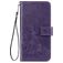 Mobigear Clover Housse OPPO Reno 4 Etui Porte-Monnaie - Violet