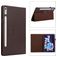 Mobigear Classic Coque Lenovo Tab P11 Pro Gen 2 Etui + Porte-crayon - Marron