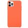 Mobigear Rubber Touch Coque iPhone 15 Pro Coque arrière en Silicone - Orange