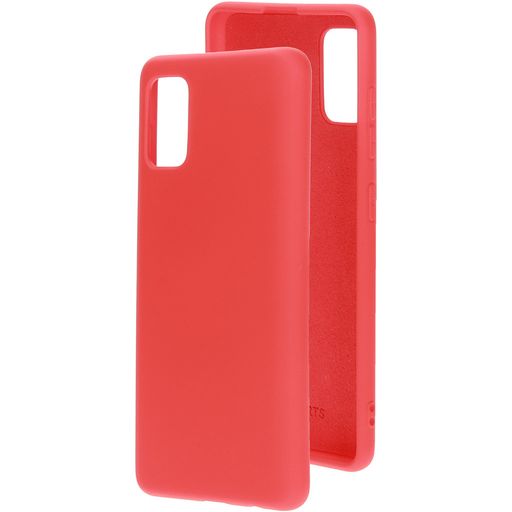 Mobiparts Coque Samsung Galaxy A41 Coque arrière en Silicone - Scarlet Red