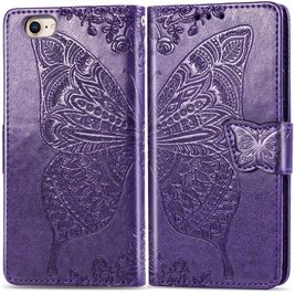 Mobigear Butterfly Housse iPhone SE (2022) Etui Porte-Monnaie - Violet Mobigear Butterfly Housse iPhone SE (2022) Etui Porte-Monnaie - Violet