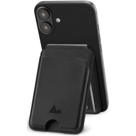 My Style Magnet Card - Porte Cartes en - 5 Cartes - Compatible MagSafe - Noir