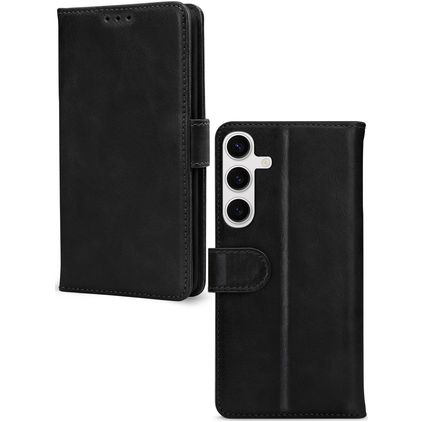 Mobilize Premium Gelly Samsung Galaxy S24 FE Étui Portefeuille - Noir