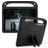 Mobigear AeroArmor Coque iPad 9 (2021) Coque de tablette pour enfants avec Poignée Enfants en EVA + Porte-crayon - Noir