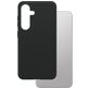 CARE by PanzerGlass Fashionable Coque Samsung Galaxy S25 Plus Coque arrière en Silicone - Noir
