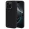 Mobiparts Coque iPhone 16 Pro Coque arrière en Silicone - Noir