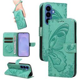 Mobigear Butterfly Housse Samsung Galaxy S26 Plus Etui Porte-Monnaie - Vert