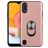 Mobigear Shock Proof Protective Magnetic Ring Holder Case Rose Gold Samsung Galaxy A01