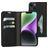Mobiparts Classic Wallet Housse iPhone 14 Plus Etui Porte-Monnaie - Noir