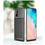 Mobigear Racing Coque OPPO Reno 4 Coque arrière en TPU Souple - Noir