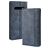 Mobigear Sensation Housse Samsung Galaxy S10 Plus Etui Porte-Monnaie - Bleu