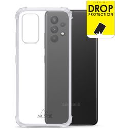 My Style Protective Flex Coque Transparente Samsung Galaxy A32 4G Coque arrière en TPU Souple Anti-Chocs - Transparent