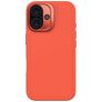 Decoded Stacks Coque iPhone 16 MagSafe Coque arrière en Silicone - Tangerine