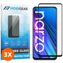 Mobigear Premium Realme Narzo 30 5G‎ Verre trempé Protection d'écran - Compatible Coque - Noir (Lot de 3)