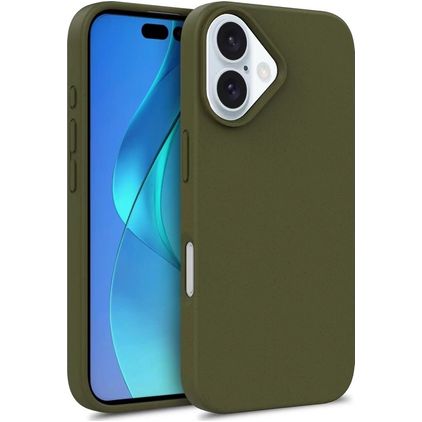 Mobigear Bio Coque iPhone 16 Coque arrière en Eco-Friendly - Vert