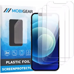 Mobigear iPhone 12 Mini Protection d'écran Film - Compatible Coque (Lot de 3)