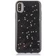 Mobigear Glitter Coque iPhone XR Coque arrière Rigide - Noir