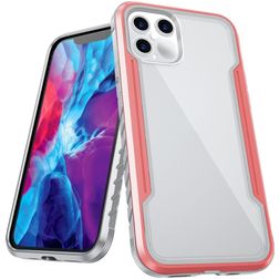 Mobigear Shock Proof Metal Armor Case Rose Gold Apple iPhone 12 Pro Max
