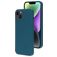 Mobiparts Coque iPhone 14 Plus Coque arrière en Silicone - Blueberry Blue