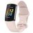 Mobigear Sport Dual Bracelet Silicone Fitbit Charge 5 Fermeture à clou et passant - Sand Pink