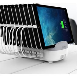 Orico Smart 10 USB Station de recharge Sans câble 120W 2,4A - Blanc