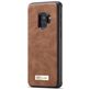 Caseme 007 Housse Samsung Galaxy S9 Etui avec Coque Détachable Porte-Monnaie - Marron