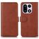 Mobigear Wallet Housse OnePlus 15 Etui Porte-Monnaie - Marron