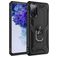 Mobigear Armor Ring Coque Samsung Galaxy S20 FE Coque arrière Rigide Anti-Chocs avec Anneau-Support - Noir